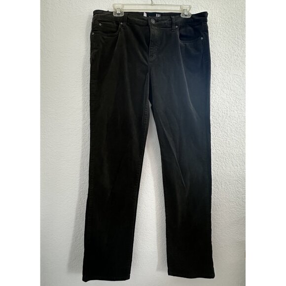 Kut From The Kloth Catherine‎ Boyfriend Corduroy Pants Womens 12 Olive Classic - Picture 1 of 12